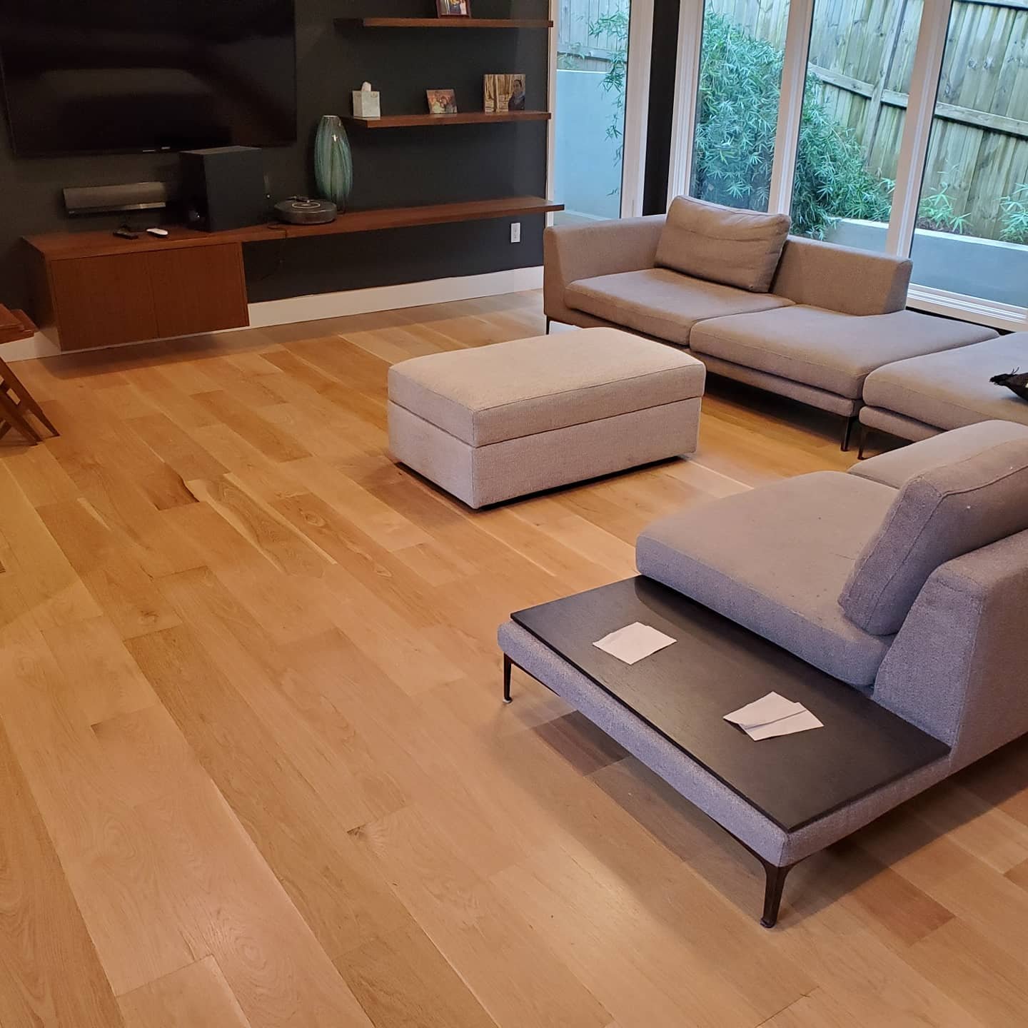 Modern home with new environmentally flooring installed by Eco Flooring USA