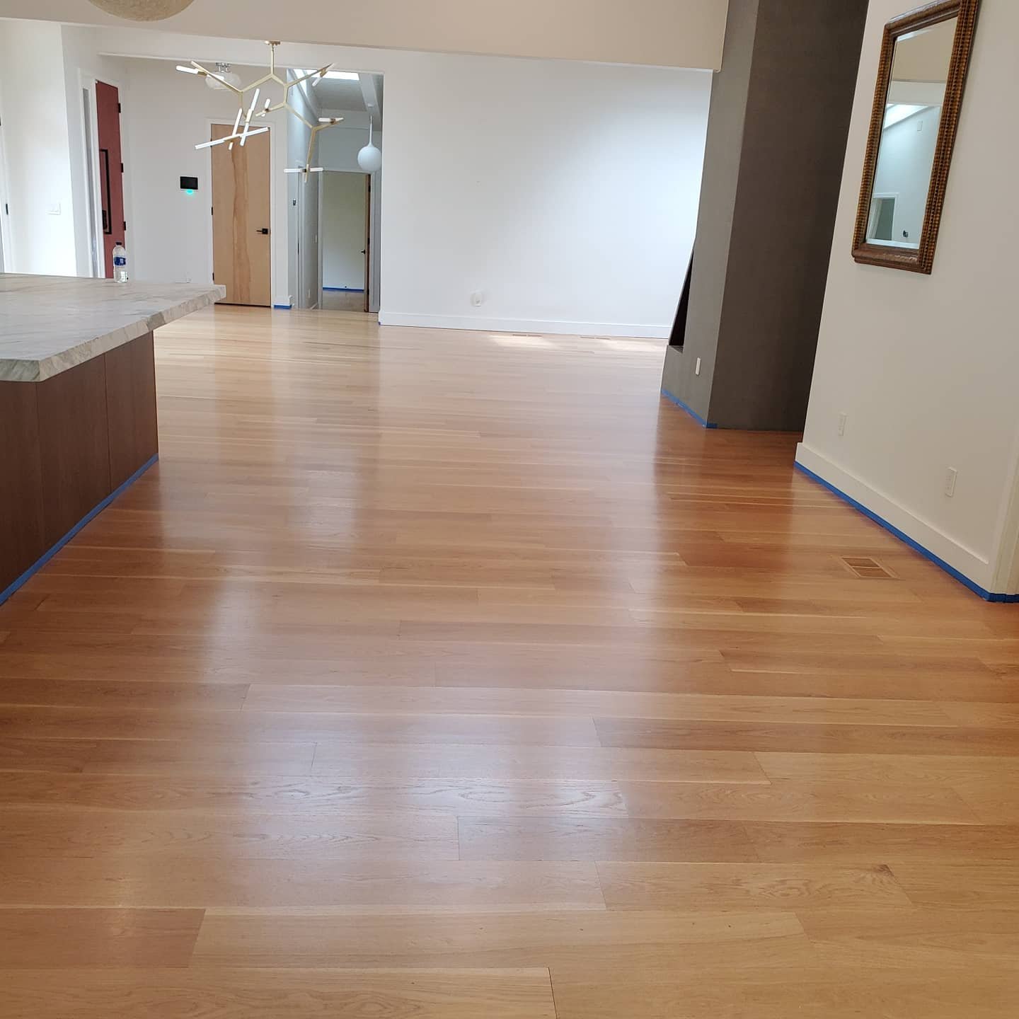 Modern home with new environmentally flooring installed by Eco Flooring USA
