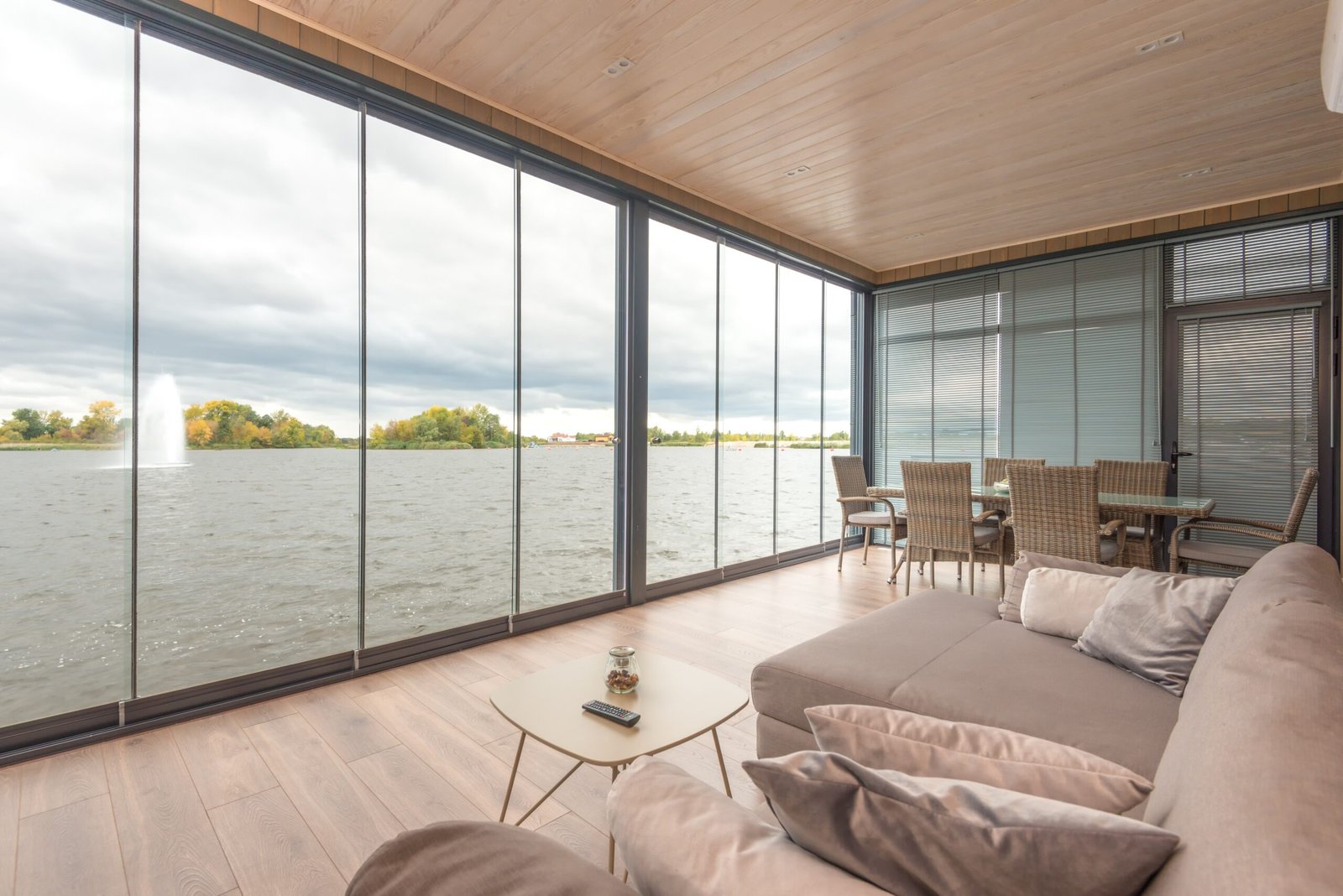 Modern home with new environmentally flooring installed by Eco Flooring USA