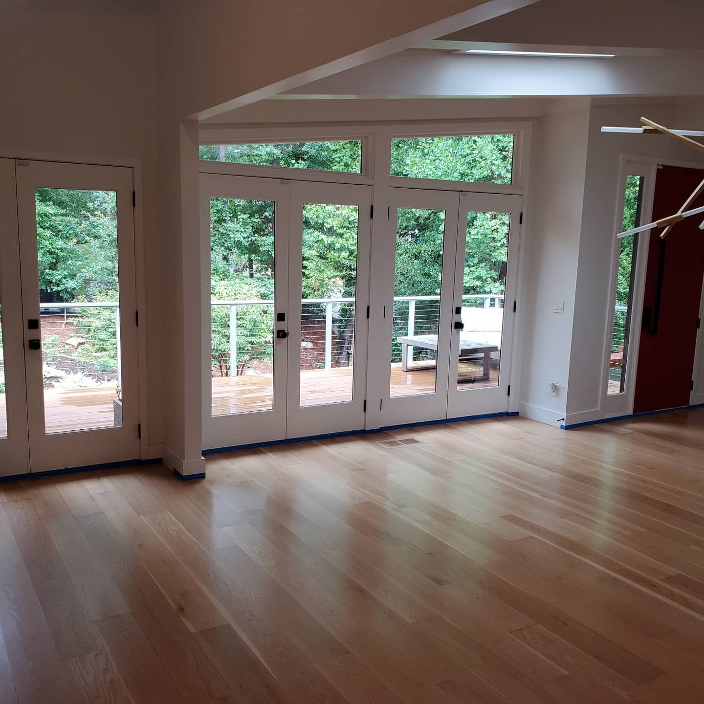 Modern home with new environmentally flooring installed by Eco Flooring USA