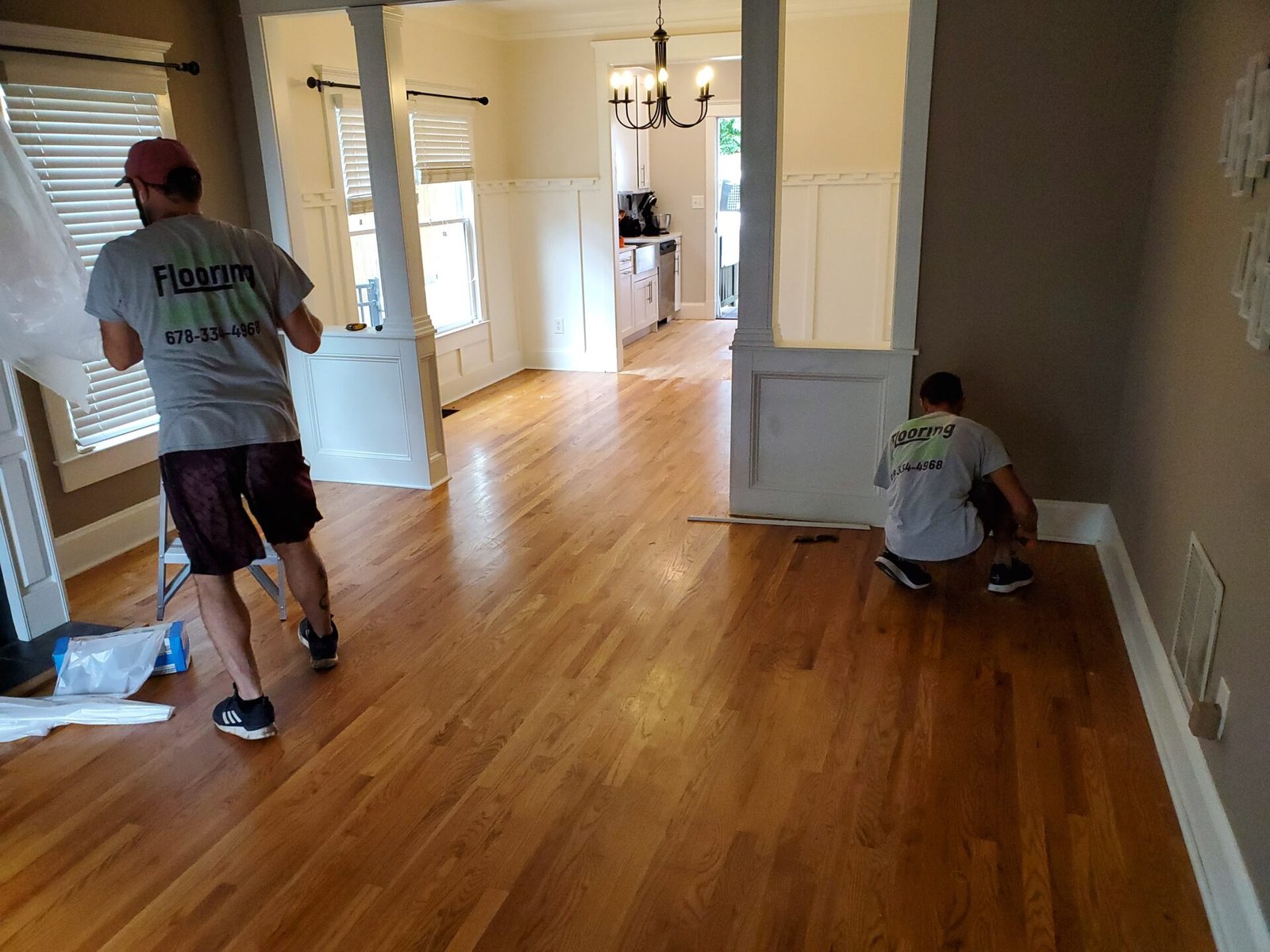 Modern home with new environmentally flooring installed by Eco Flooring USA