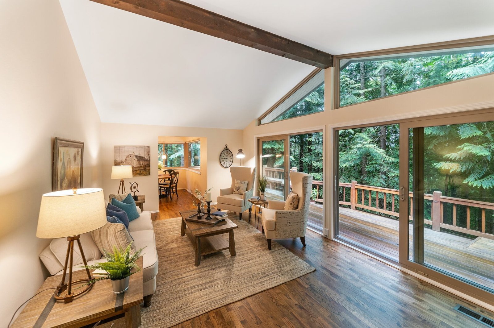 Modern home with new environmentally flooring installed by Eco Flooring USA