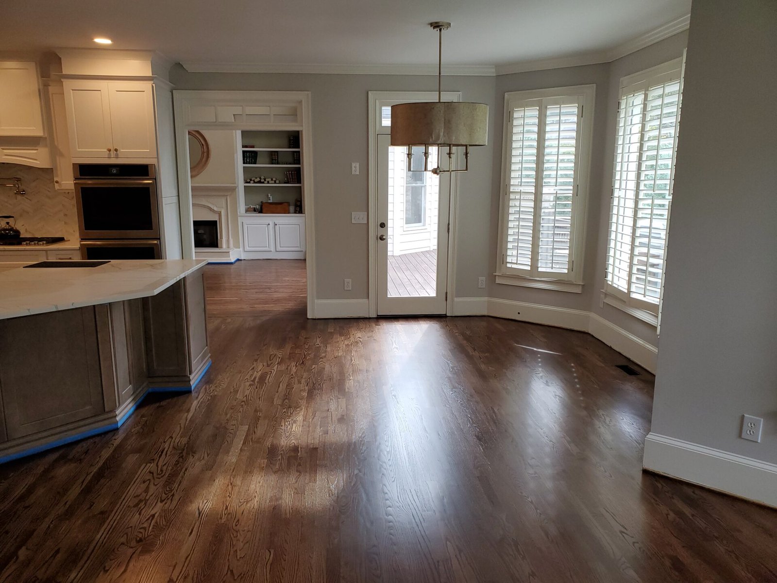 Modern home with new environmentally flooring installed by Eco Flooring USA