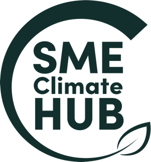 Sme climate hub logo.