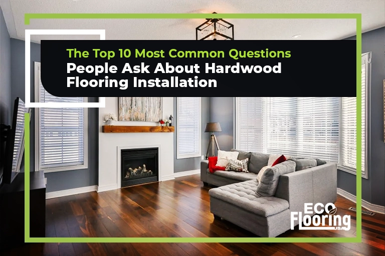 Hardwood flooring installation