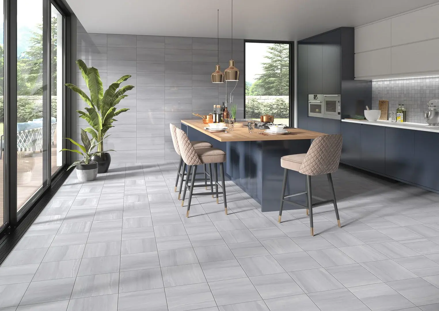 Tile Flooring (Ceramic or Porcelain)