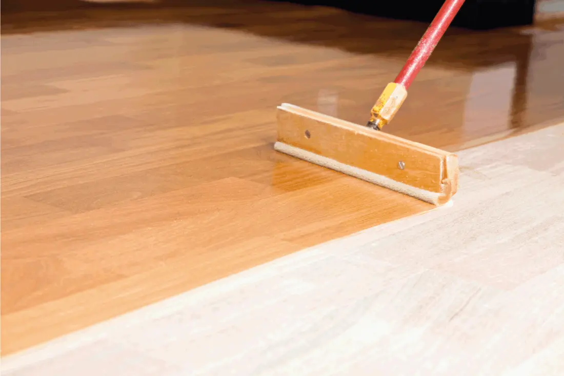 Uneven staining or finishing